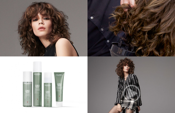 Goldwell Curl dwufazowy spray do stylizacji loków.