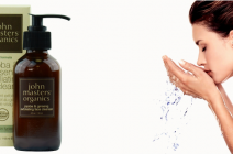 Złuszczający żel do mycia twarzy z jojobą i żeń-szeniem John Masters Organics