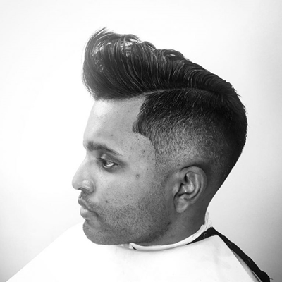 pompadour fade