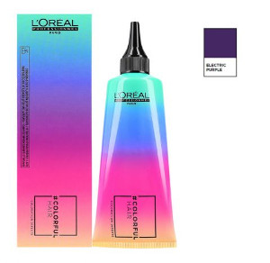  Loreal Colorfulhair Electric Purple | Półtrwała farba bez amoniaku - fioletowa 90ml 
